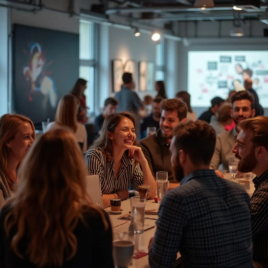 Evento de networking para creadores